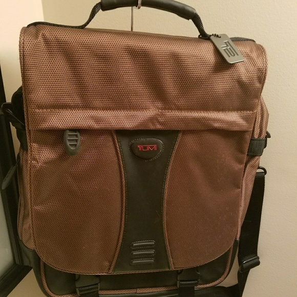 Tumi Accessories - Tumi T2 Bronze Messenger Bag